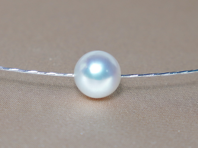 Morská akoya perla na 18K zlatom lanku WW01WN-A Morská akoya perla na 18K zlatom lanku WW01WN-A