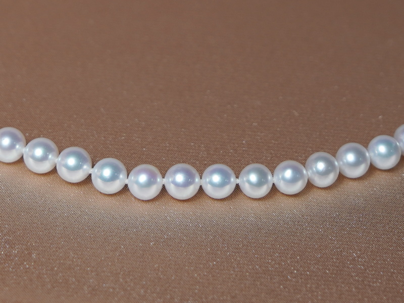 Náhrdelník snehobiele perly 6mm AAA RSN6065AAAwD Náhrdelník snehobiele perly 6mm AAA RSN6065AAAwD