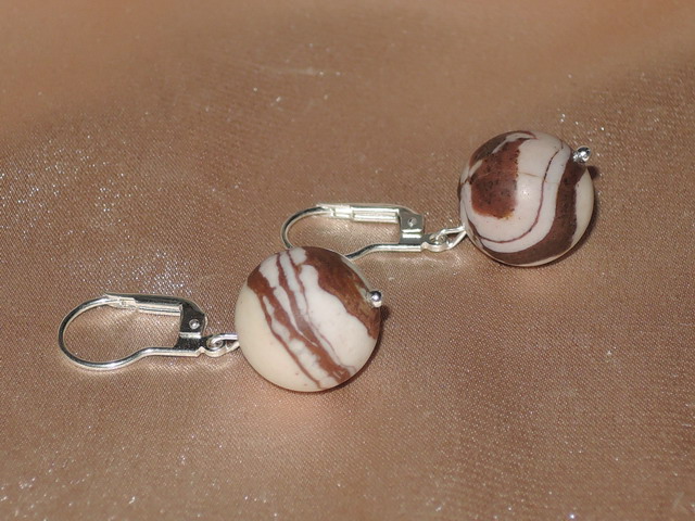 Náušnice z jaspisu ZJE010K Náušnice z jaspisu ZJE010K