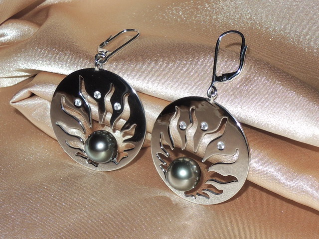 Perlové náušnice BC01WE-T Perlové náušnice BC01WE-T