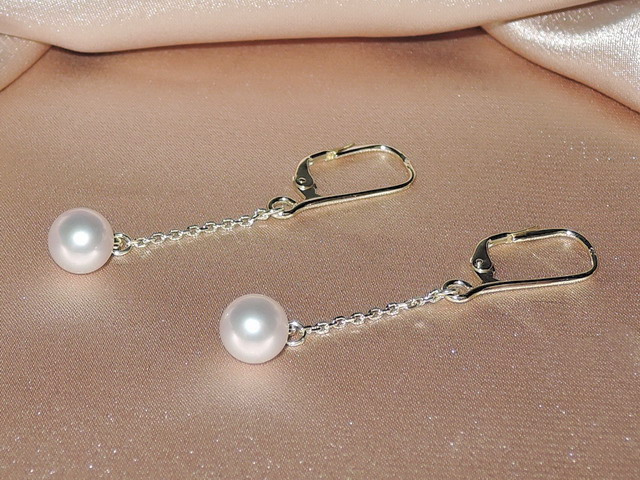 Perlové náušnice BC020YE-A Perlové náušnice BC020YE-A