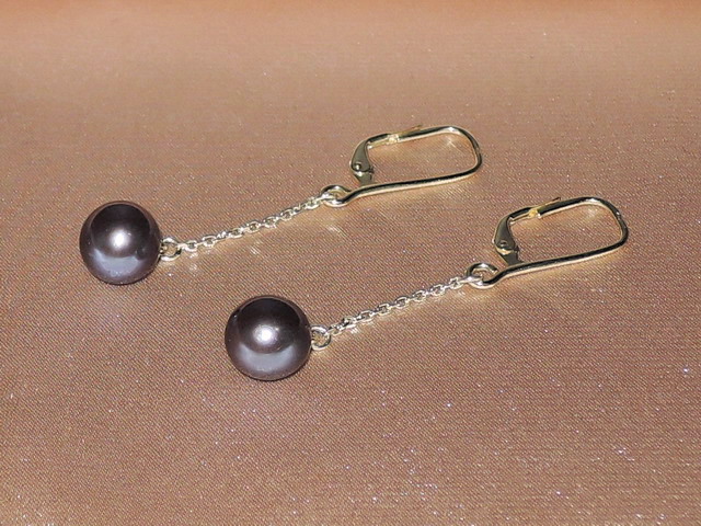 Perlové náušnice BC020YFE-B Perlové náušnice BC020YFE-B