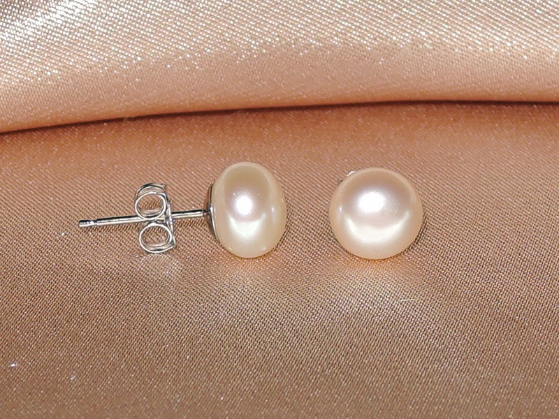 Zlaté napichovacie perlové náušnice BFE585AAAwP-P Zlaté napichovacie perlové náušnice BFE585AAAwP-P