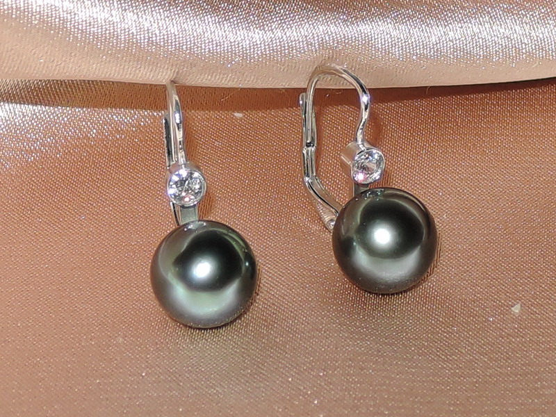 Perlové náušnice DS222WE-TAA+ Perlové náušnice DS222WE-TAA+