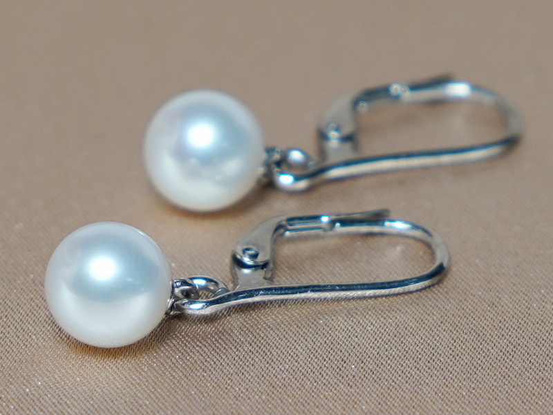 Perlové náušnice FE001wM Perlové náušnice FE001wM