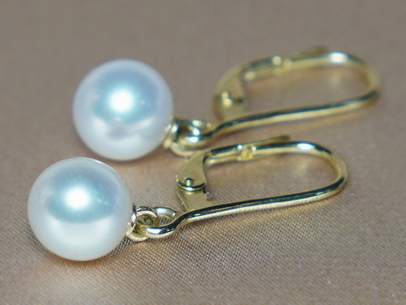 Perlové náušnice FE003wM Perlové náušnice FE003wM