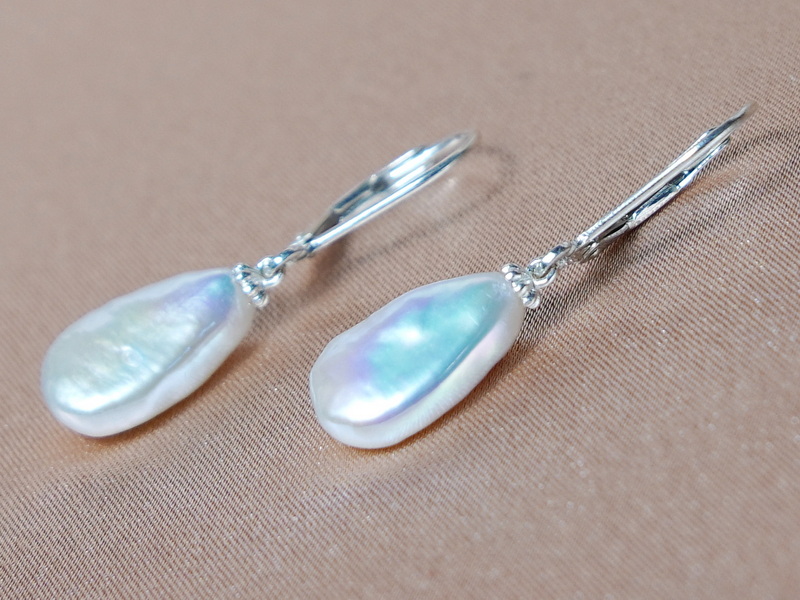 Perlové náušnice FSLE1017wG Perlové náušnice FSLE1017wG