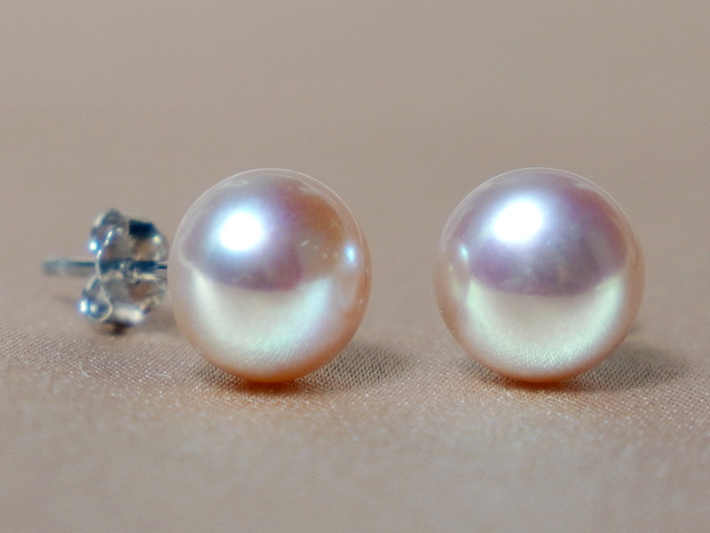 Perlové náušnice pravé perly ružové PE0144E Perlové náušnice pravé perly ružové PE0144E