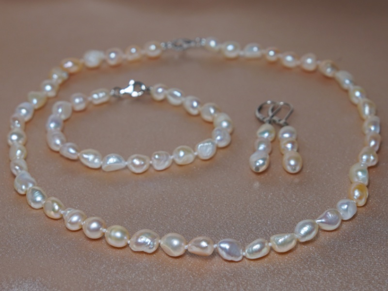 Perlové šperky BSET7080Gp Perlové šperky BSET7080Gp