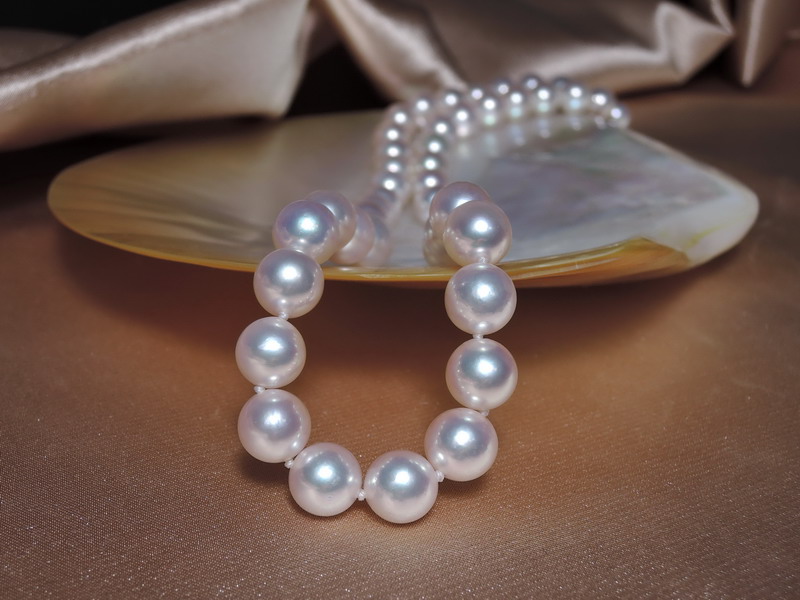 Náhrdelník z japonských akoya perál AAA 8 mm APN8085C Náhrdelník z japonských akoya perál AAA 8 mm APN8085C