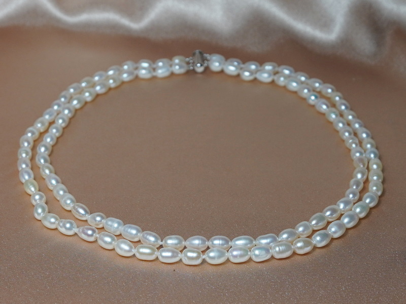 Perlový náhrdelník DPN06A+wG Perlový náhrdelník DPN06A+wG