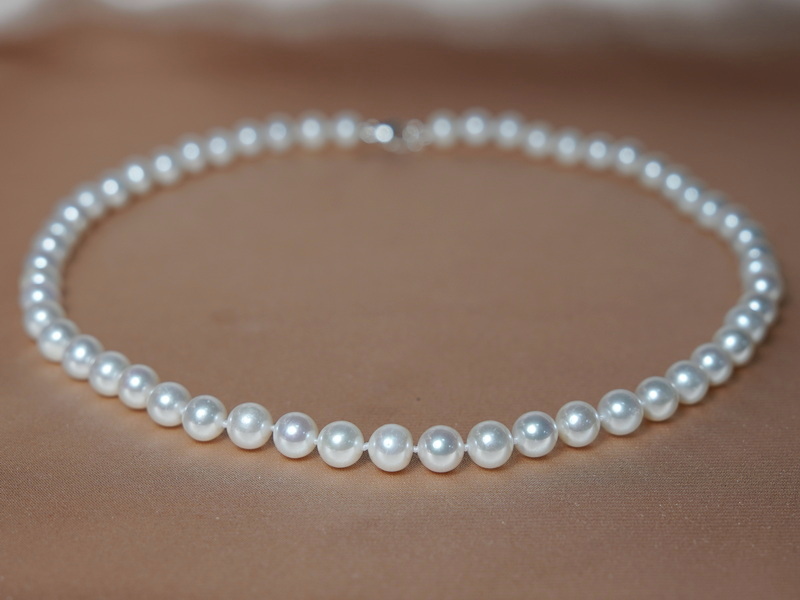 Perlový náhrdelník EPN7080AA+wZ Perlový náhrdelník EPN7080AA+wZ