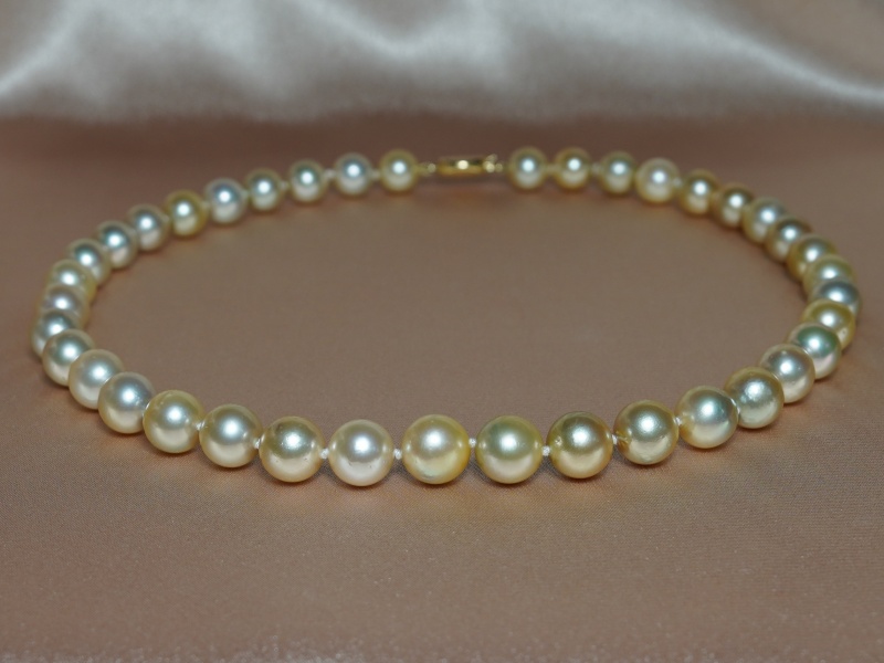 Náhrdelník z perál Južného Pacifiku JPN10115AAGT Náhrdelník z perál Južného Pacifiku JPN10115AAGT