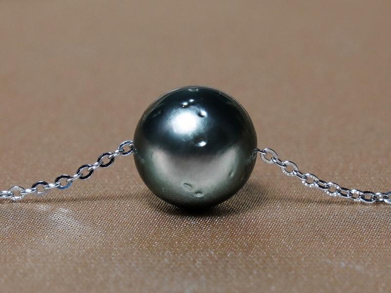 Perlový náhrdelník pravá tahitská perla AA TPN777AA Perlový náhrdelník pravá tahitská perla AA TPN777AA