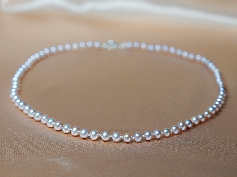 Perlový náhrdelník pravé riečne perly ružové NRSN5060AA+lT Perlový náhrdelník pravé riečne perly ružové NRSN5060AA+lT