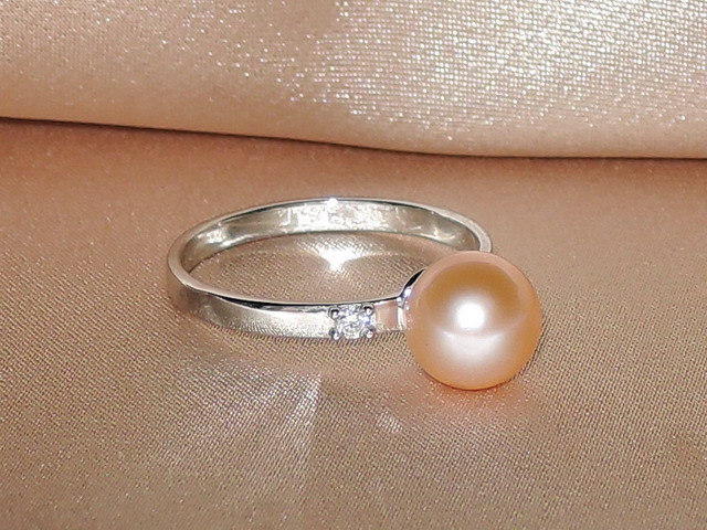 Prsteň s perlou BC027SR-P Prsteň s perlou BC027SR-P