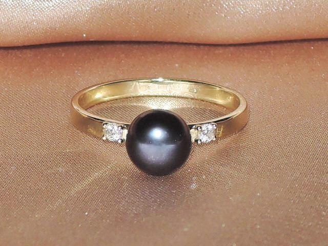 Prsteň s perlou BC027YBR-B Prsteň s perlou BC027YBR-B