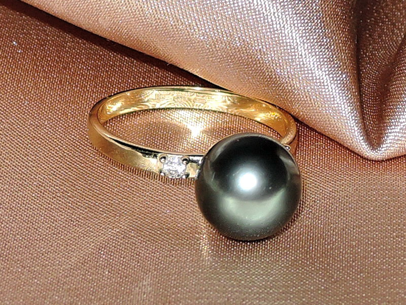 Prsteň s perlou BC027YR-TAA+ Prsteň s perlou BC027YR-TAA+