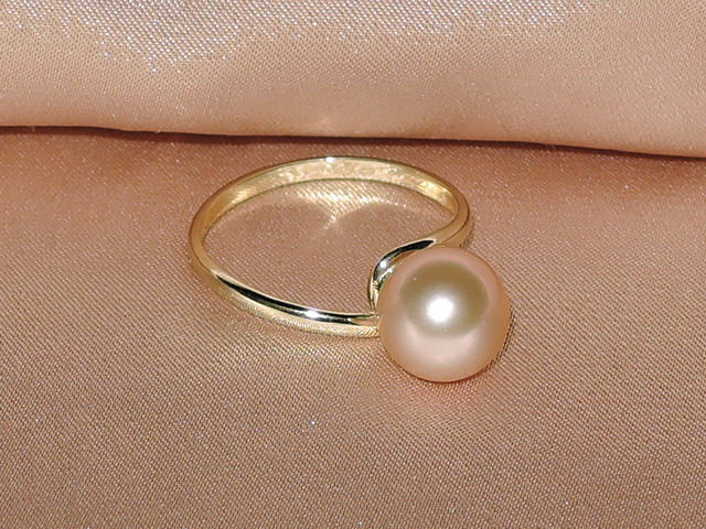 Prsteň s perlou BC028YFR-P Prsteň s perlou BC028YFR-P