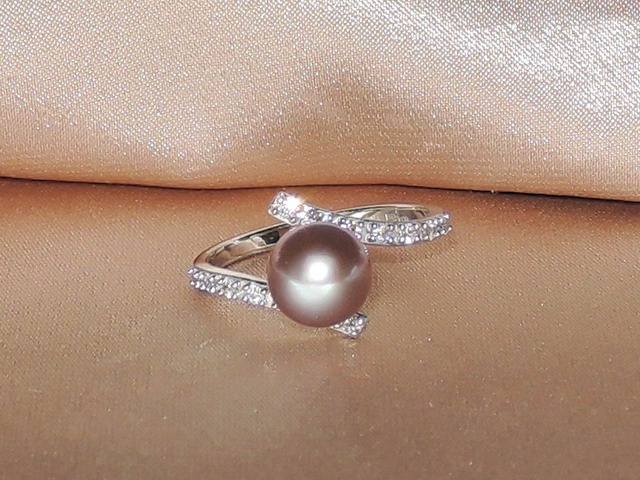 Prsteň s perlou BC029WFR-L Prsteň s perlou BC029WFR-L