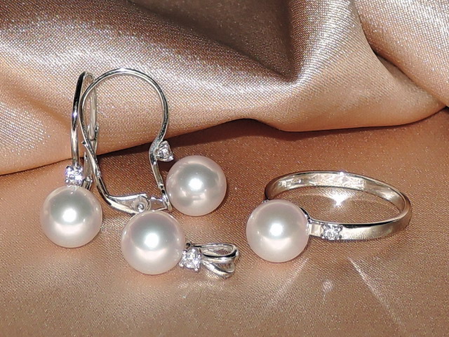 Šperky s perlami BC140WFS-W Šperky s perlami BC140WFS-W