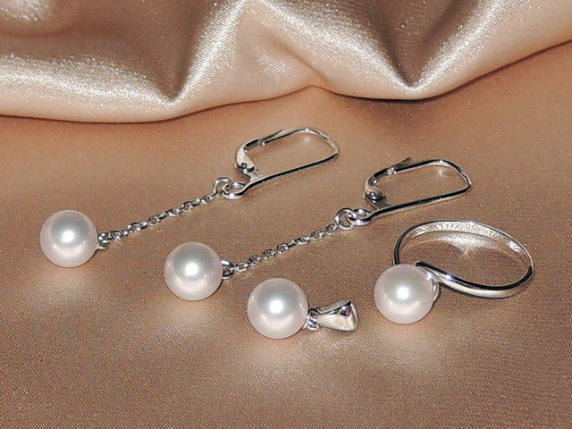 Šperky s perlami BC160WS-A Šperky s perlami BC160WS-A