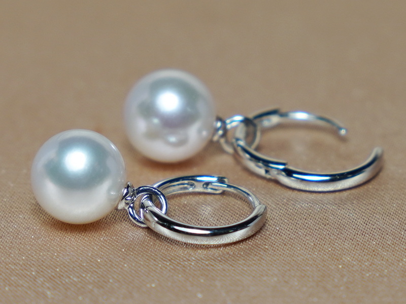 Zlaté náušnice 14K z japonských akoya perál WW017WE-A Zlaté náušnice 14K z japonských akoya perál WW017WE-A