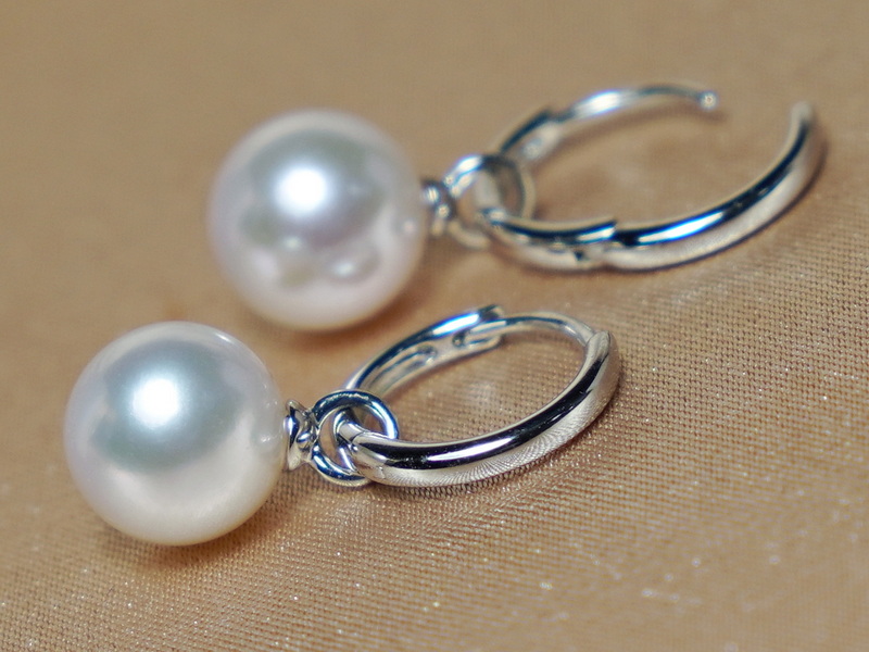 Zlaté náušnice 14K z pravých riečnych perál WW017WE-FW Zlaté náušnice 14K z pravých riečnych perál WW017WE-FW