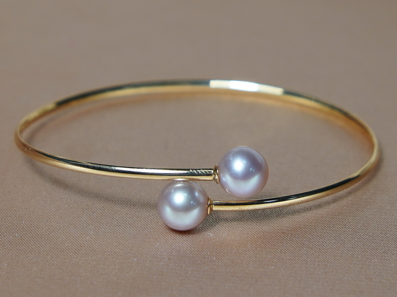 Zlatý perlový náramok WW08YB-PP Zlatý perlový náramok WW08YB-PP