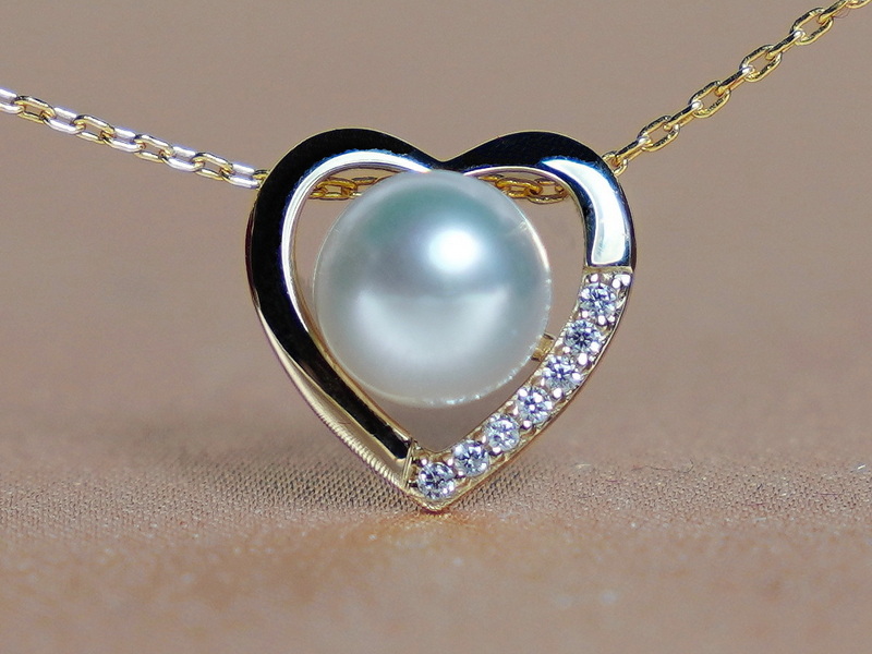 Zlatý prívesok s riečnou perlou WW011YP-FW Zlatý prívesok s riečnou perlou WW011YP-FW