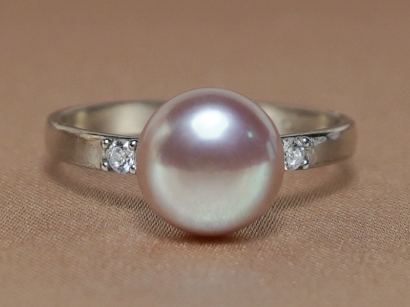 Zlatý prsteň s perlou 14K BC027WBR-L Zlatý prsteň s perlou 14K BC027WBR-L