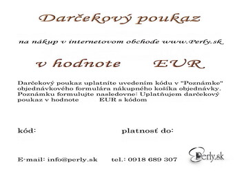 Darčekový poukaz DP Darčekový poukaz DP