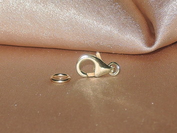 Karabínkový uzáver na šperky KU100yP Karabínkový uzáver na šperky KU100yP