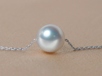 Zlatý náhrdelník s pravou juhomorskou perlou WSP100B Zlatý náhrdelník s pravou juhomorskou perlou WSP100B