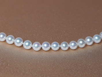 Náhrdelník snehobiele perly 6-6,5 mm RSN6065AAAwD Náhrdelník snehobiele perly 6-6,5 mm RSN6065AAAwD