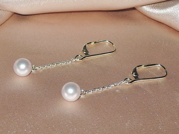 Perlové náušnice BC020YE-A Perlové náušnice BC020YE-A