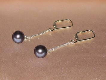 Perlové náušnice BC020YFE-B Perlové náušnice BC020YFE-B