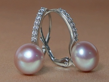 Perlové náušnice BC021WBE-L Perlové náušnice BC021WBE-L