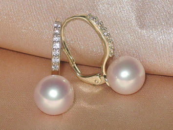 Perlové náušnice BC021YFE-L Perlové náušnice BC021YFE-L