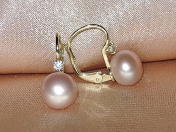 Perlové náušnice BC022YBE-L Perlové náušnice BC022YBE-L