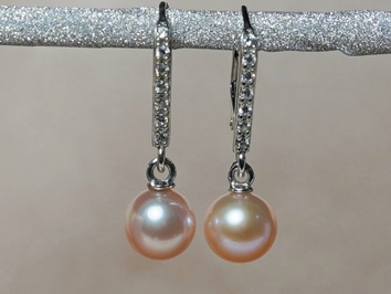 Perlové náušnice BC024SE-P Perlové náušnice BC024SE-P