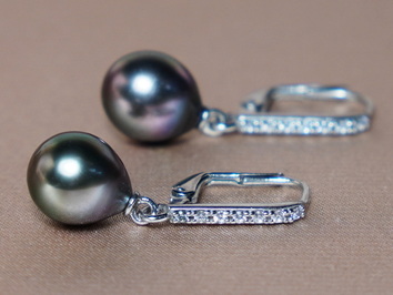 Perlové náušnice BC024TDwE Perlové náušnice BC024TDwE