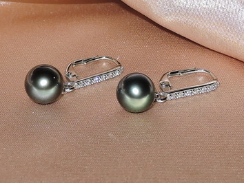 Perlové náušnice BC024WE-TAA+ Perlové náušnice BC024WE-TAA+