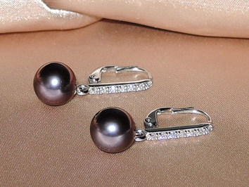 Perlové náušnice BC024WFE-B Perlové náušnice BC024WFE-B