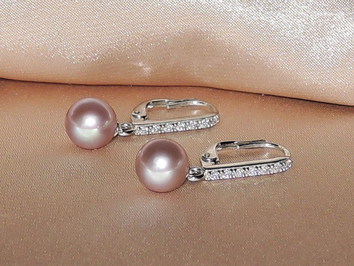 Perlové náušnice BC024WFE-L Perlové náušnice BC024WFE-L