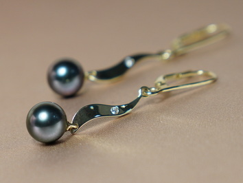 Perlové náušnice BC04YE-T Perlové náušnice BC04YE-T