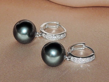 Perlové náušnice DS120WE-T Perlové náušnice DS120WE-T