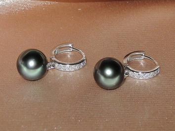 Perlové náušnice DS120WE-TAA+ Perlové náušnice DS120WE-TAA+