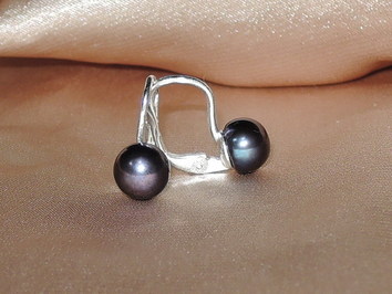 Perlové náušnice DS701WBE-B Perlové náušnice DS701WBE-B