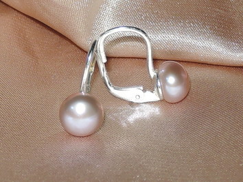 Perlové náušnice DS701WBE-L Perlové náušnice DS701WBE-L